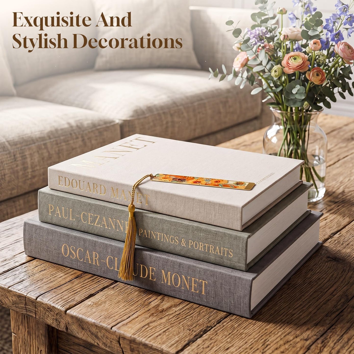 Artificial Books for Decor / Grey / Set of 3