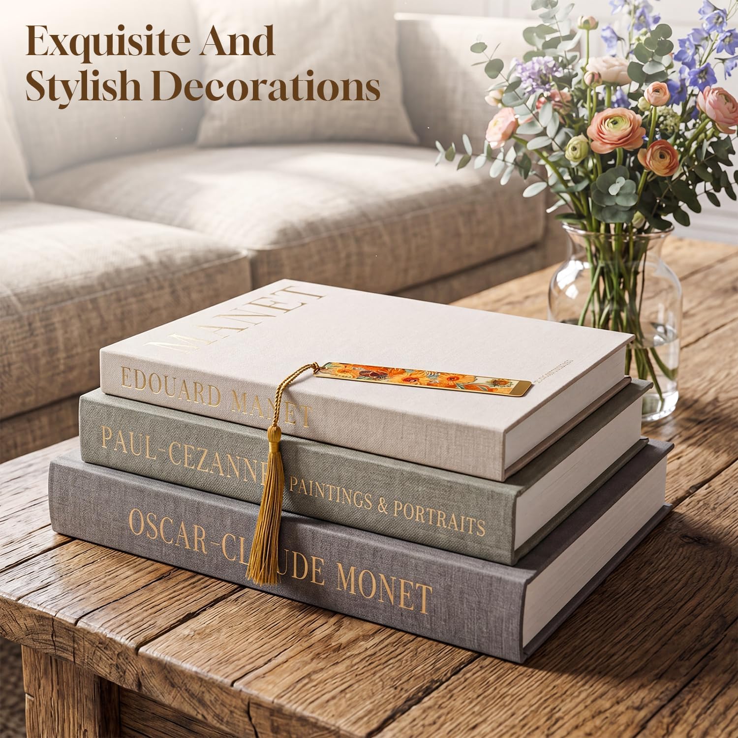 Artificial Books for Decor / Grey / Set of 3
