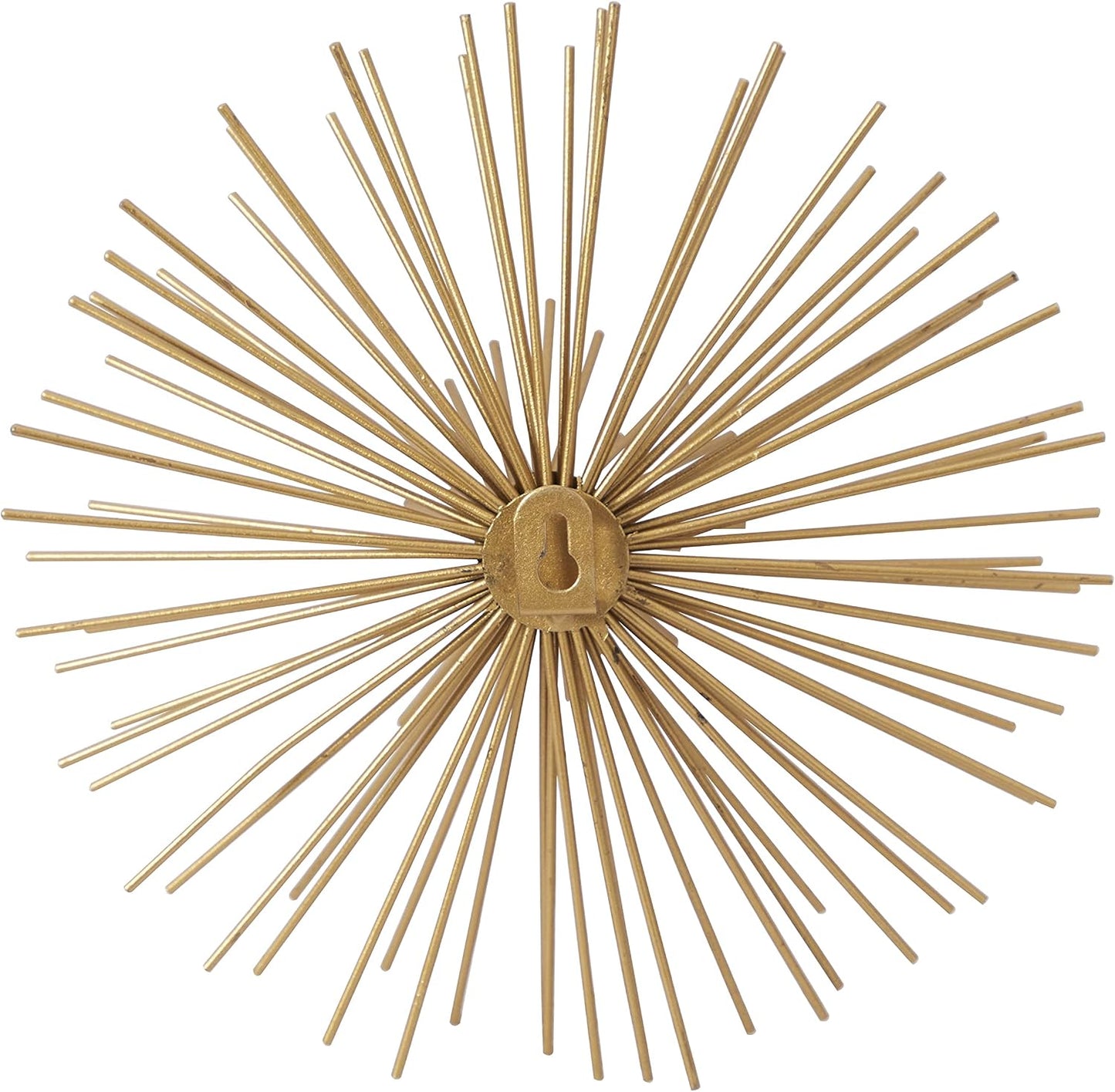 Deco 79 Metal Starburst 3D Short Spike Wall Decor / Gold / 12"L x 3"W / 12 Inch / Set of 3
