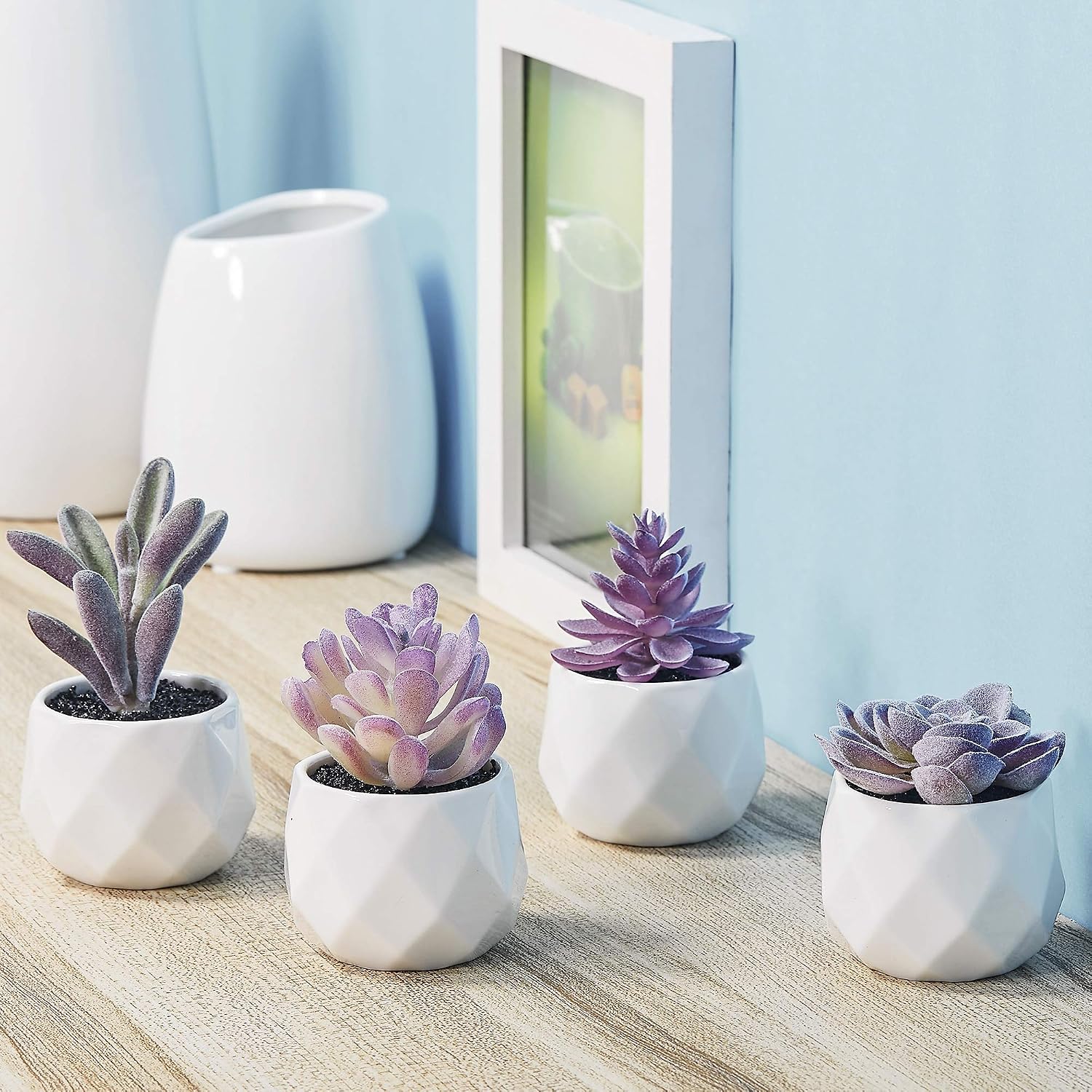 Artificial Desk Plants for Women Desk