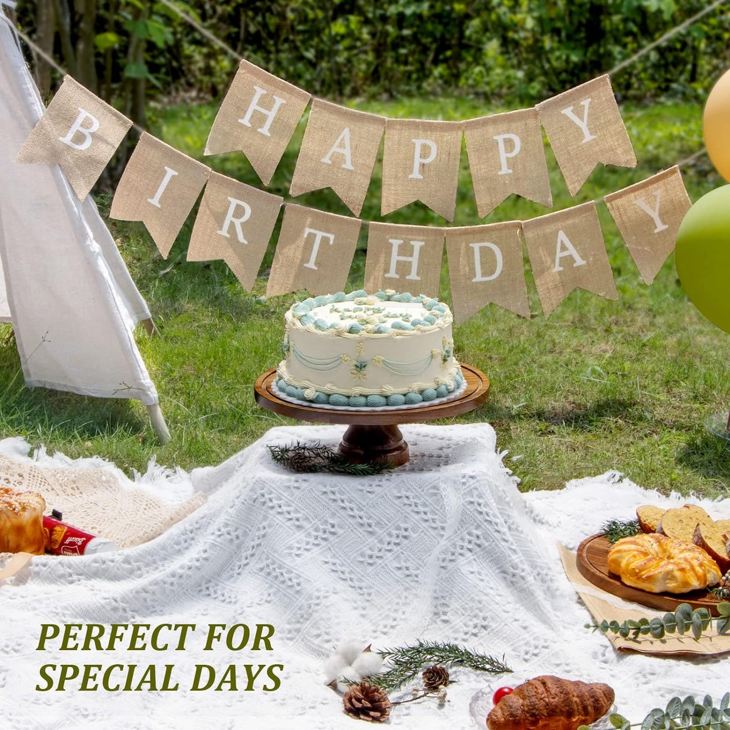 Wooden Cake Display Stand / Acrylic Dome -footed