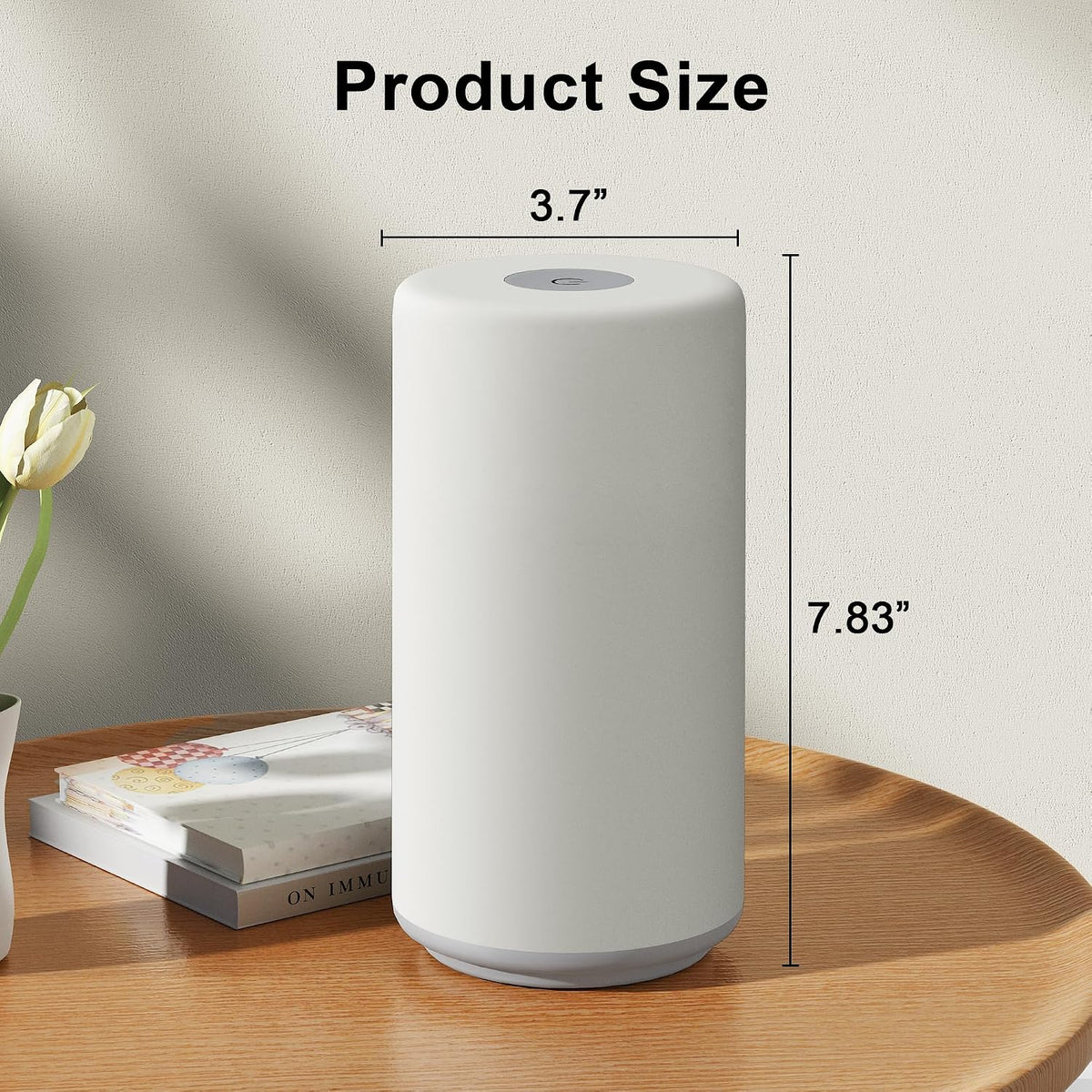 Touch Bedside Table Lamp, [RGB Mode] 3 Way Dimmable Warm White Lights for Bedroom, Multi-Color Smart Nightstand Lamp