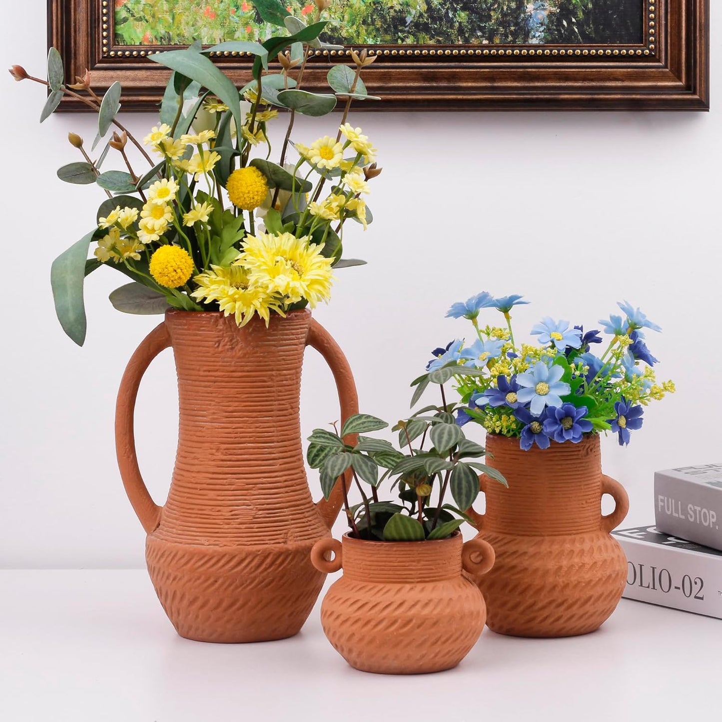Ceramic Vase for Flower / Terracotta