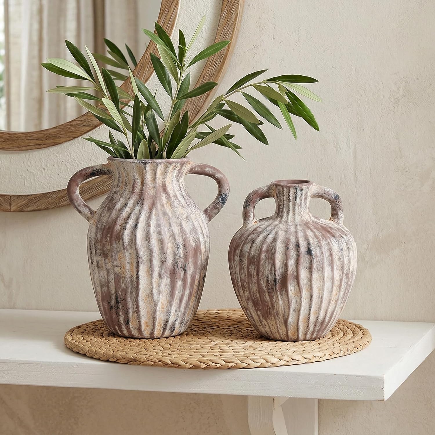 Ceramic Vases / Terra / Set of 2