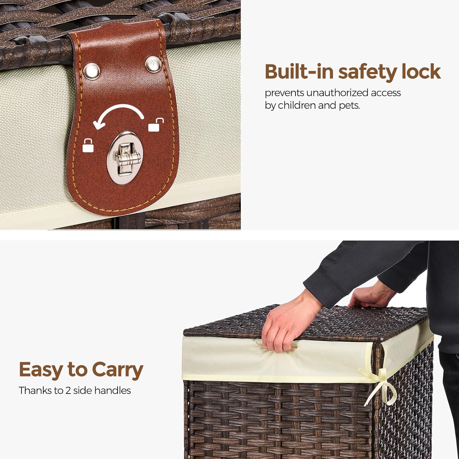 Rattan Shelf Basket / 160L / Brown