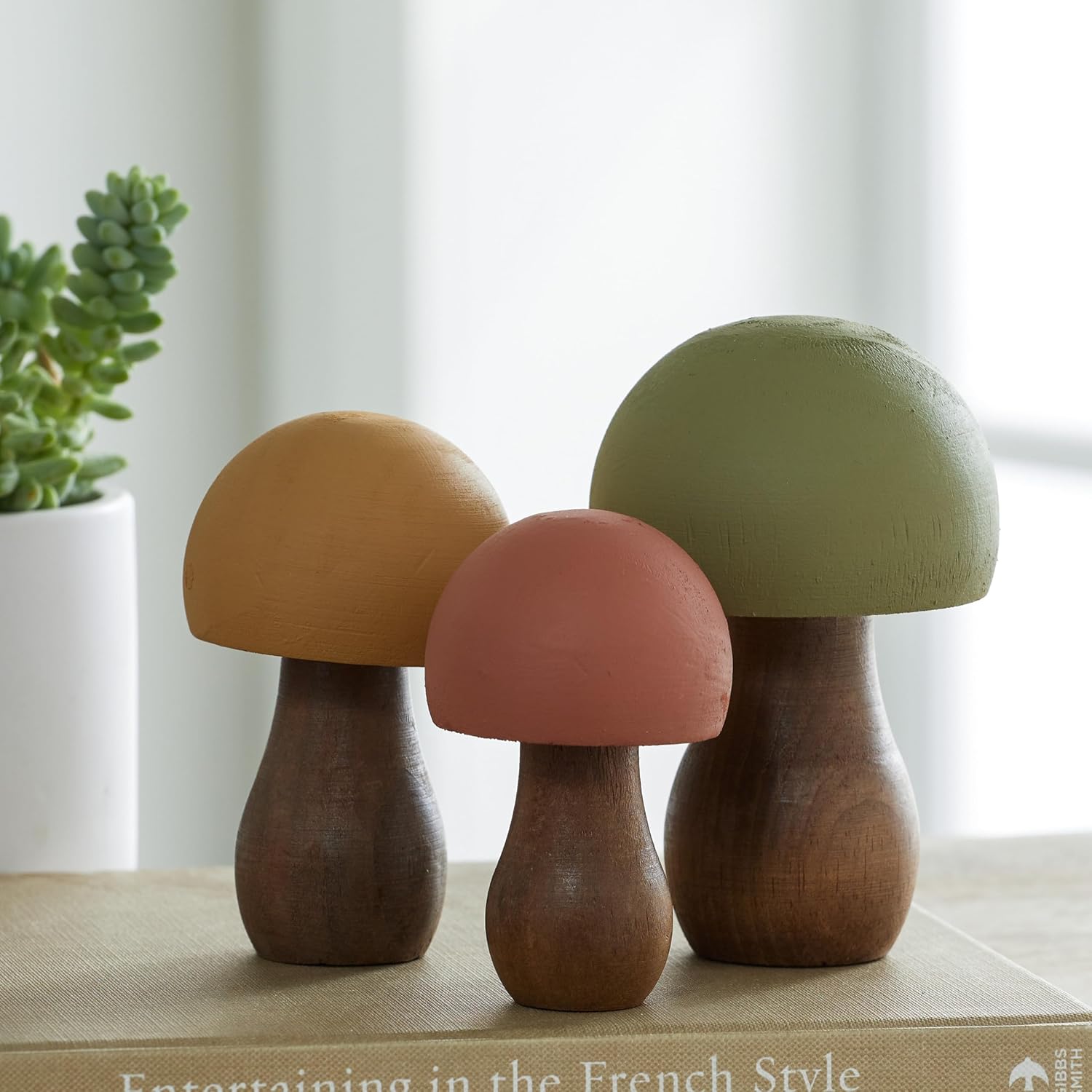 charming nature inspired gift / Woodland 3 / Yellow / Set of 3