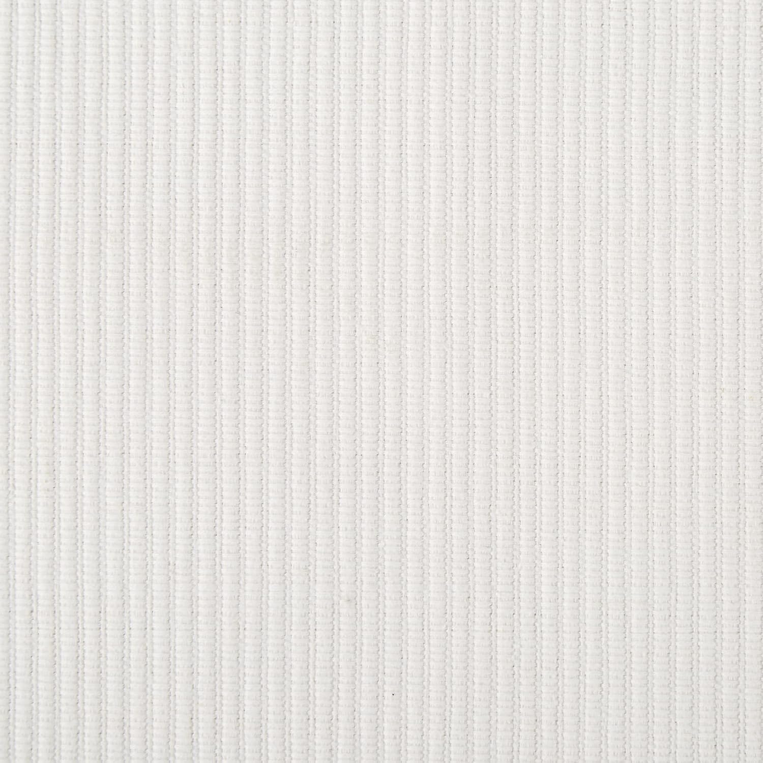 DII Basic Everyday Ribbed Tabletop 100% Cotton, Placemat Set, 13x19, White, 6 Piece