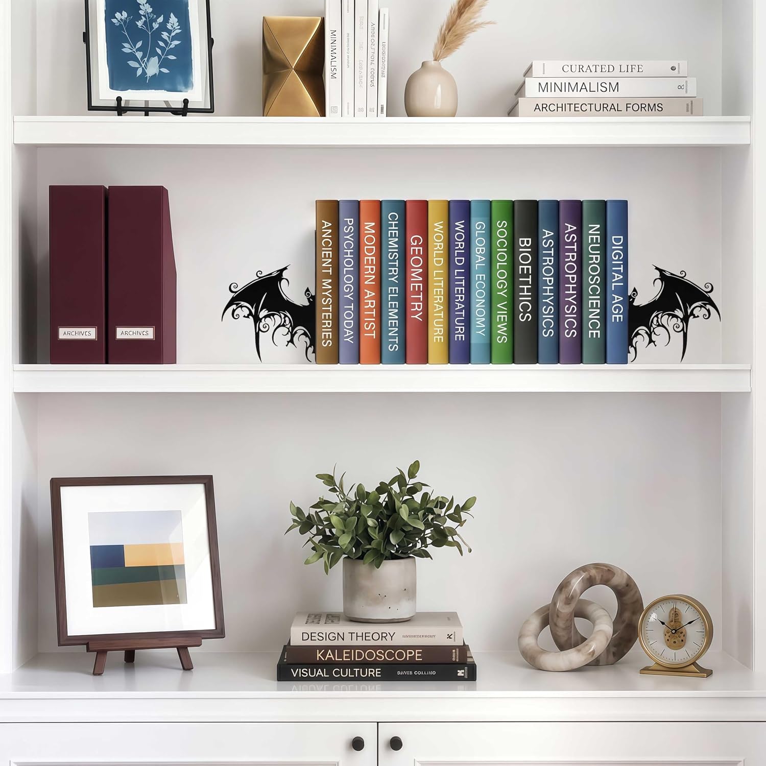 Metal Bat Bookends / Set of 2