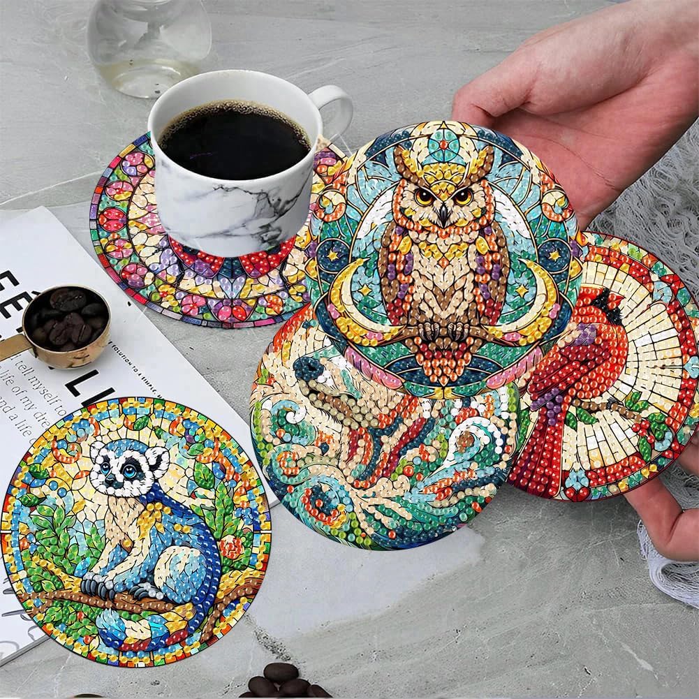 Holder / Arts and Crafts Supplies / Animals-3 / Set of 8