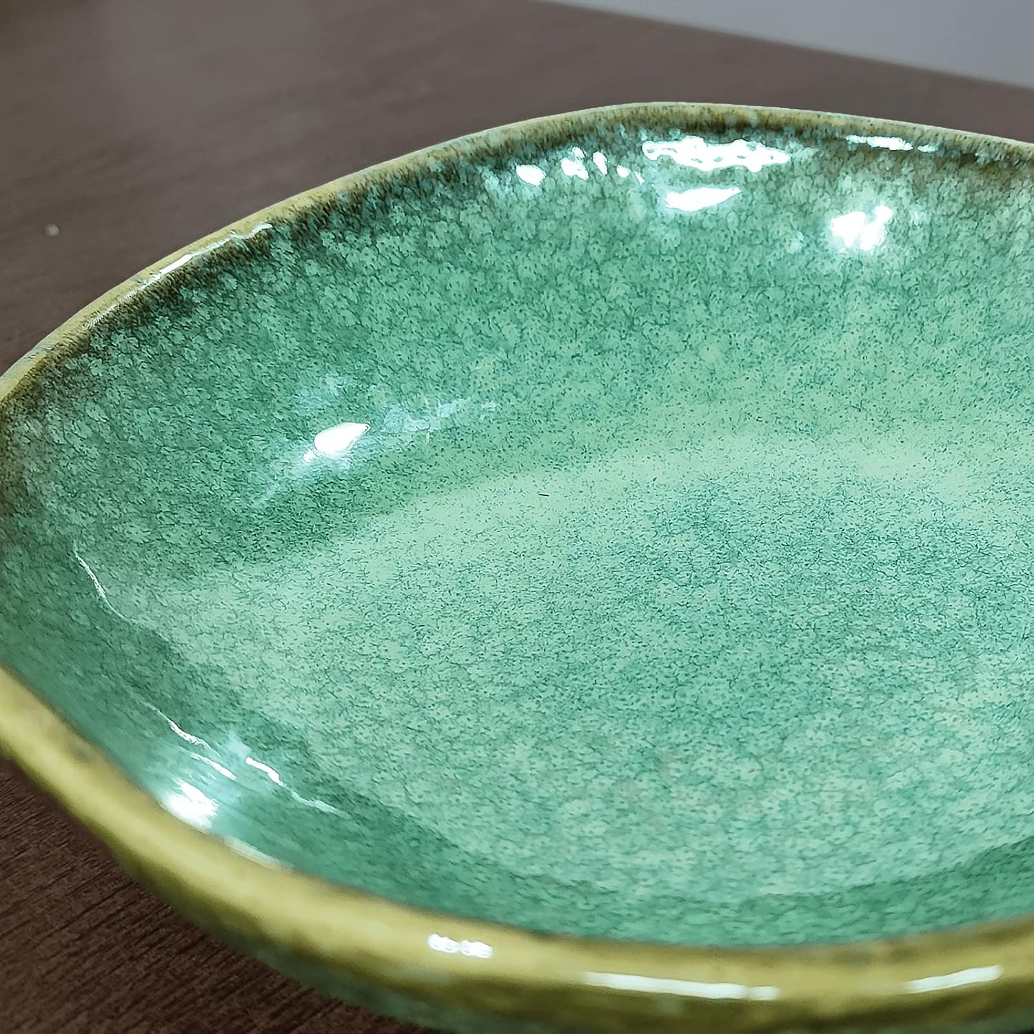 Small Ceramic Decorative Bowl / Green