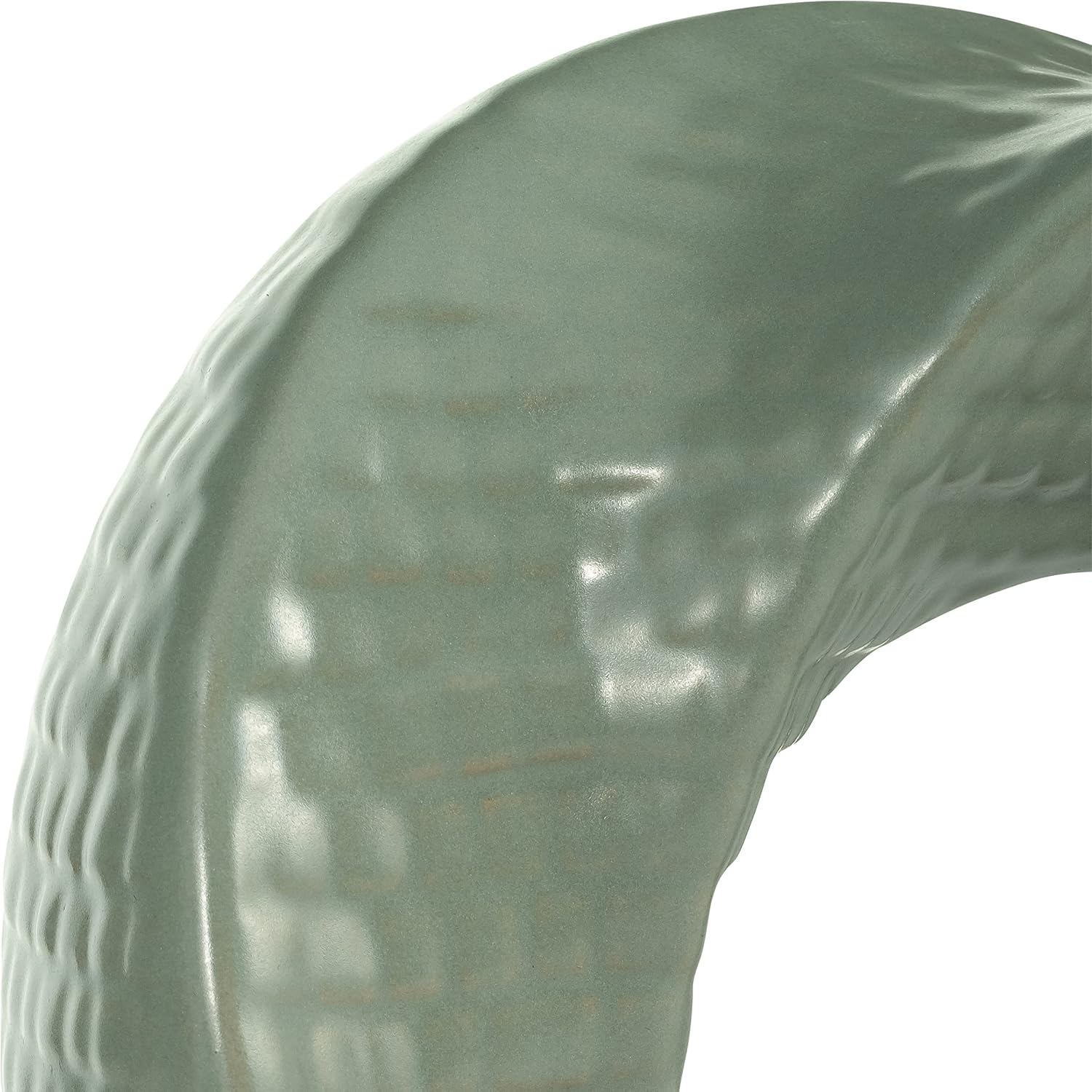 Ceramic Decorative Object / 8.0" H / Green