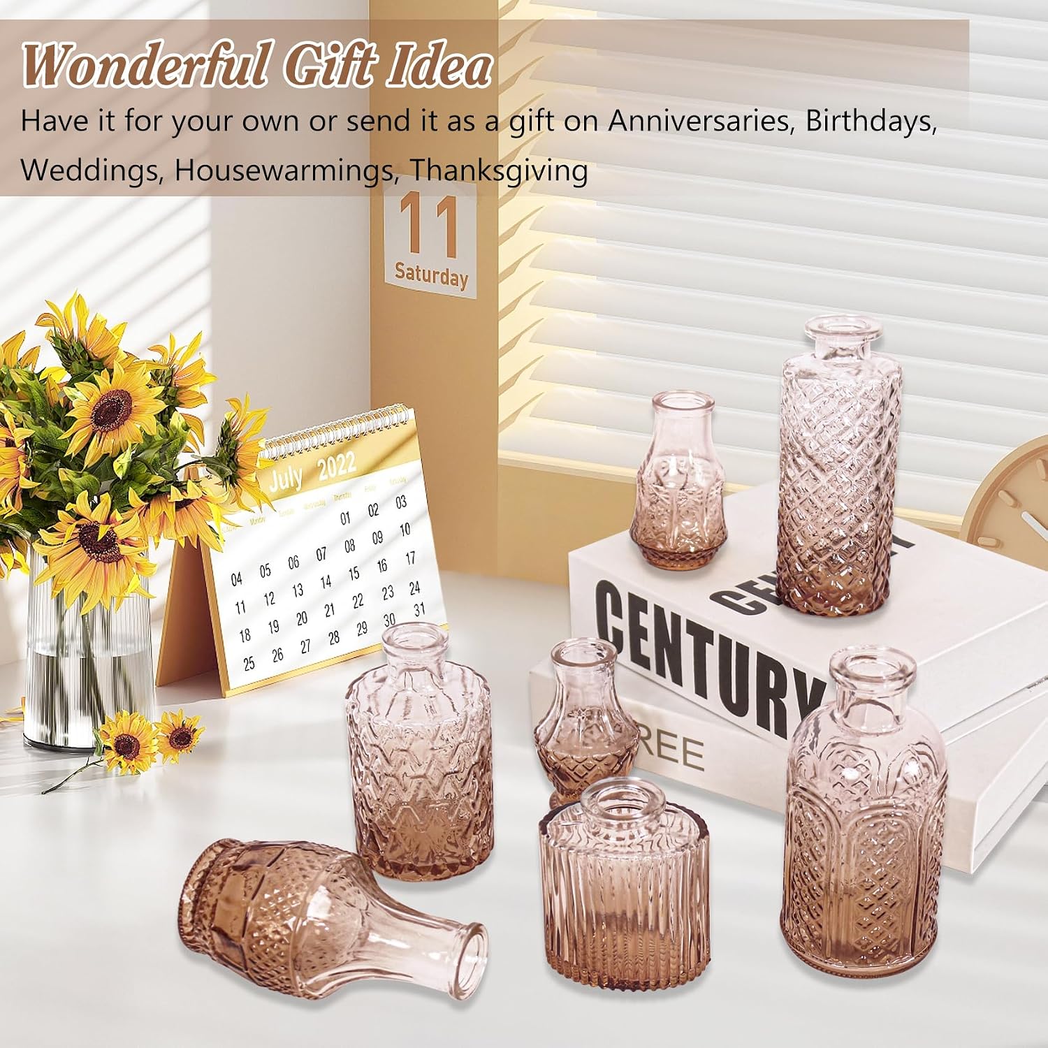 Glass Bud Vases / Set of 40