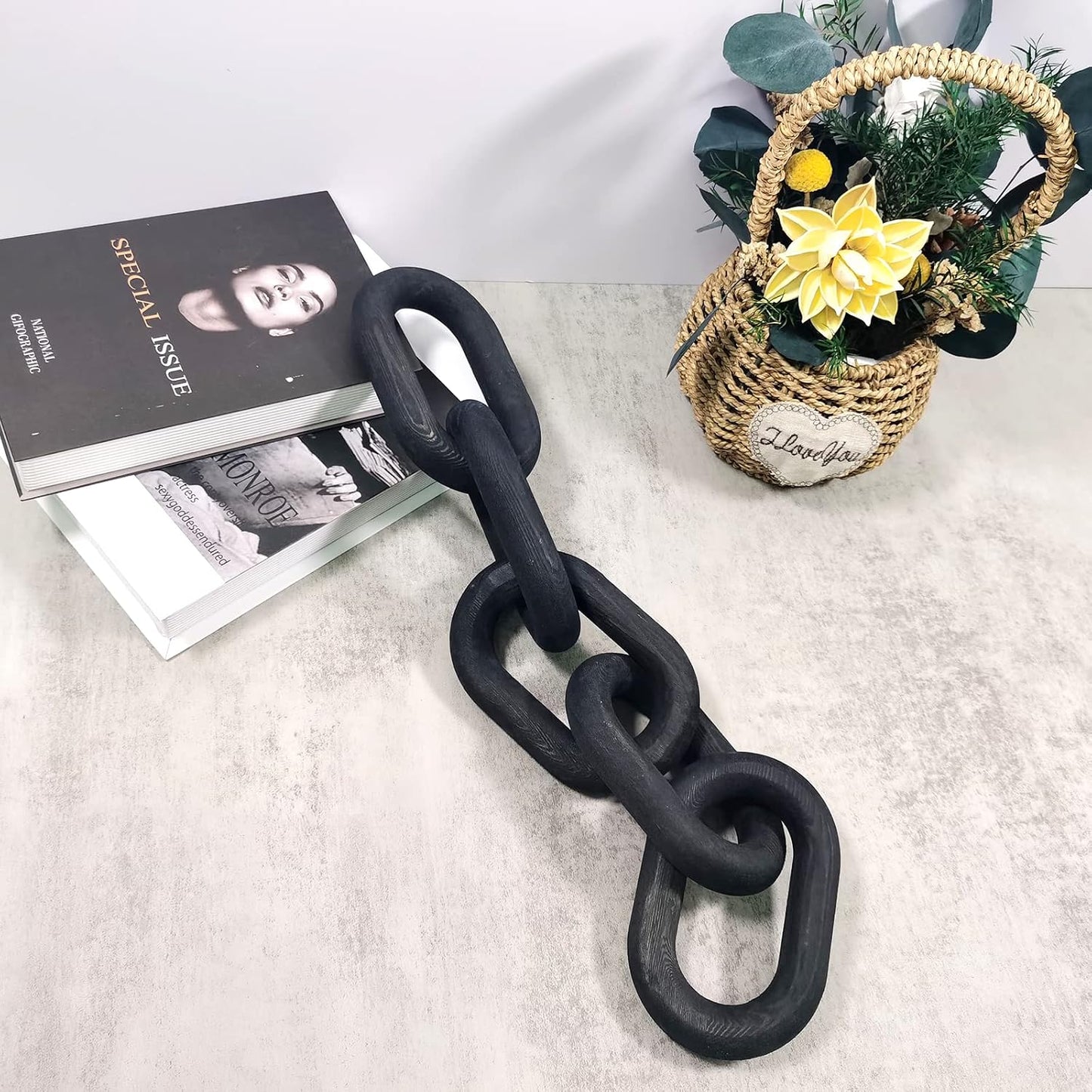 Decor Wood Knot / 5-ring Black