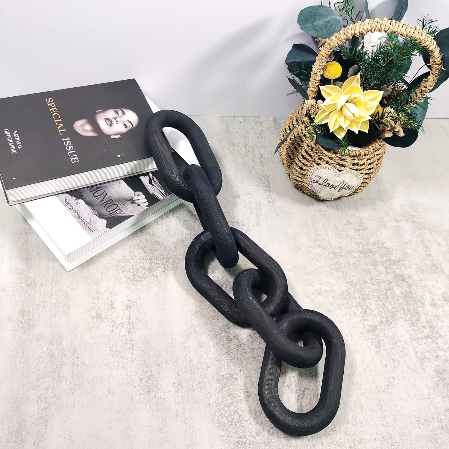 Decor Wood Knot / 5-ring Black