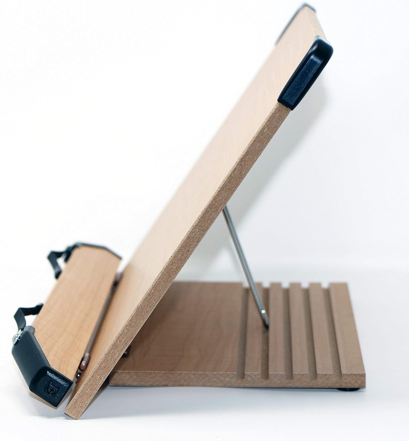 BS2500 Large 16x10.5 Portable Adjustable Foldable Bookstand Holder for Reading Hands Free Large Thick Heavy Textbooks