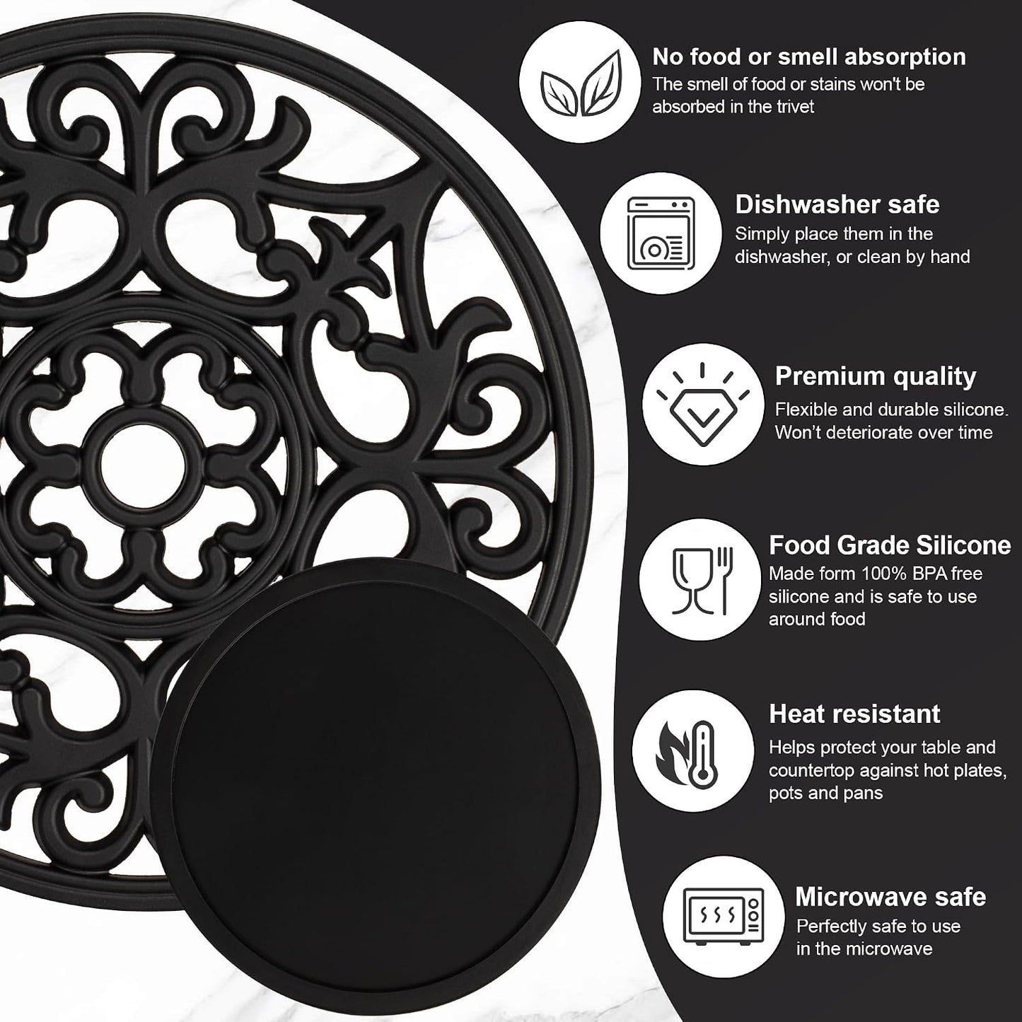 Pans and Dishes + 4 Coasters