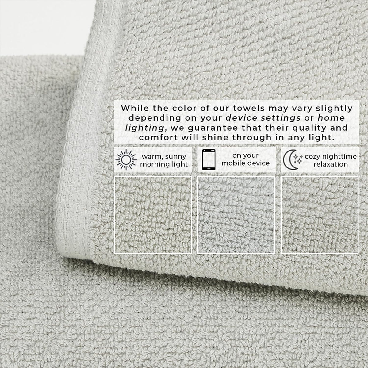 Great Bay Home 100% Cotton 6 Piece Bath Sheet Set - Absorbent, Quick-Drying, Durable Bath Towels for Bathroom Decor