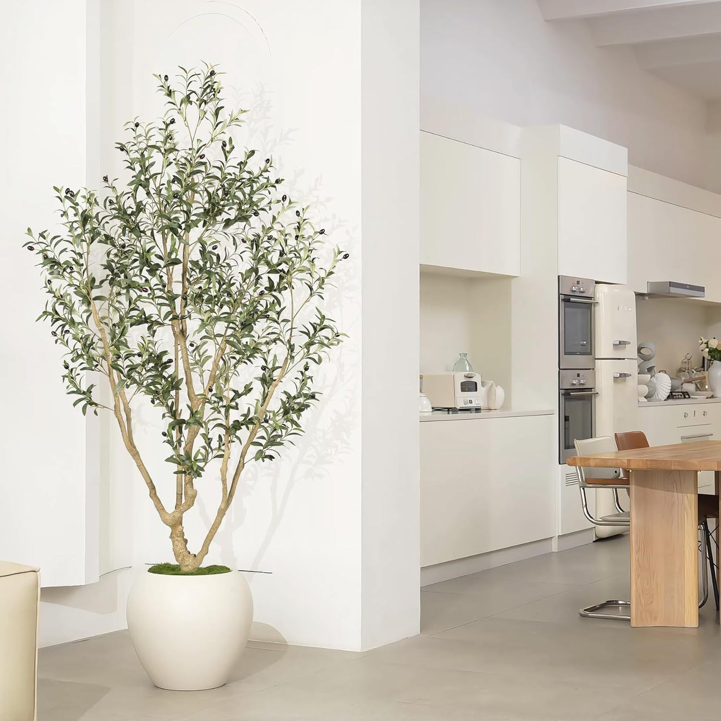Olive Branches and Lifelike Fruits / 7ft / 7 Inch