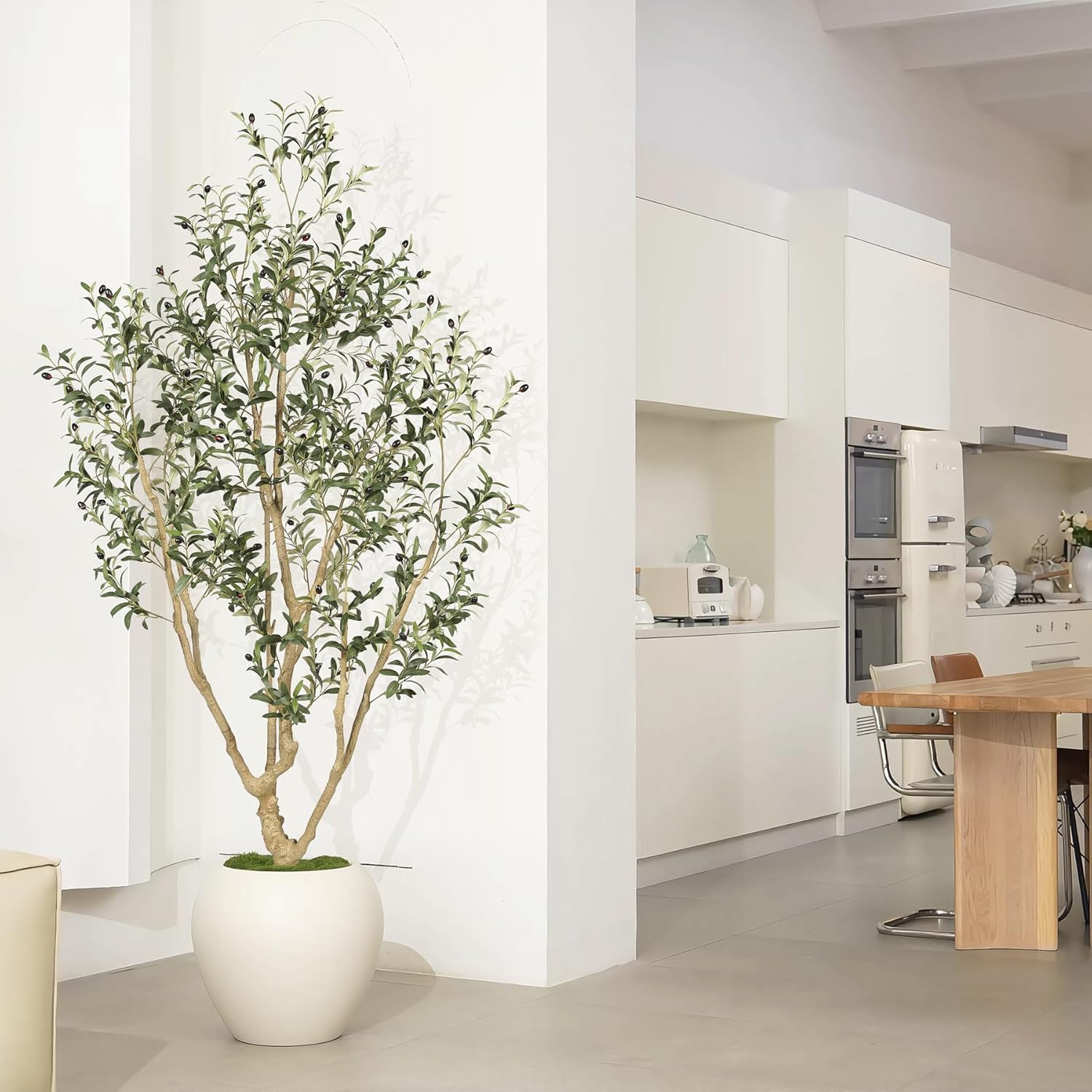 Olive Branches and Lifelike Fruits / 7ft / 7 Inch