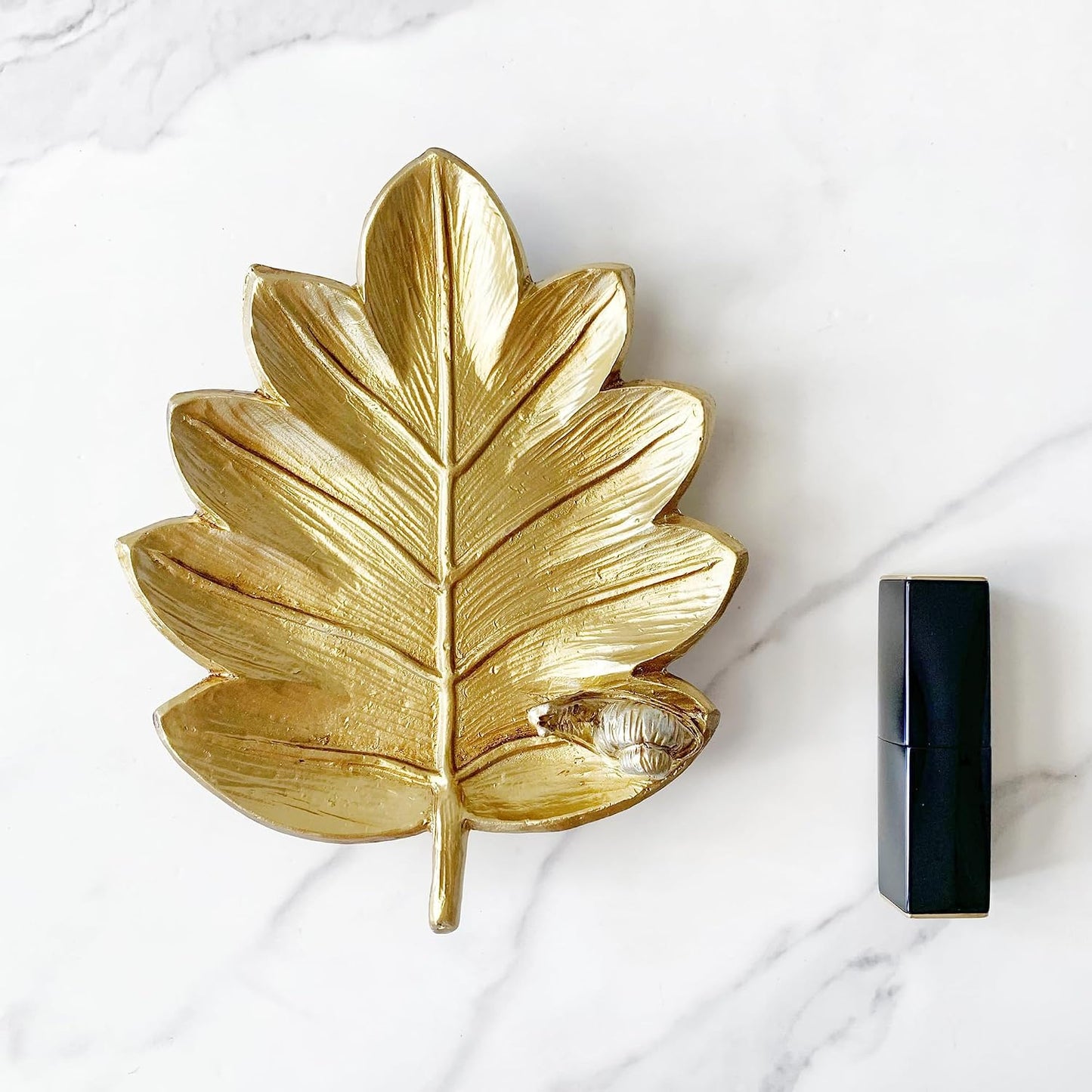 Trinket Dish Mini Tray for Christmas Birthday / Leaf with Snail
