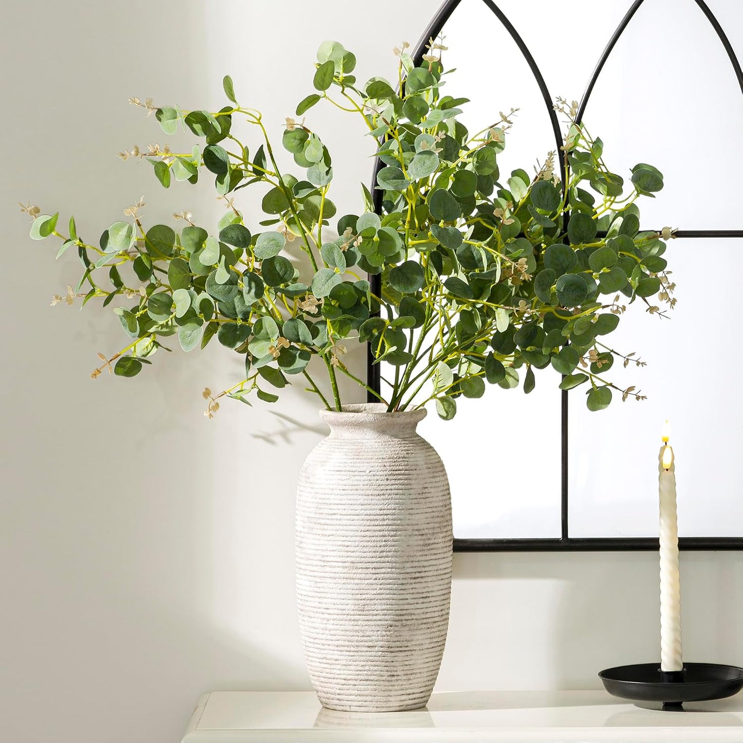 Ceramic Flower Vase / 12.5" - D