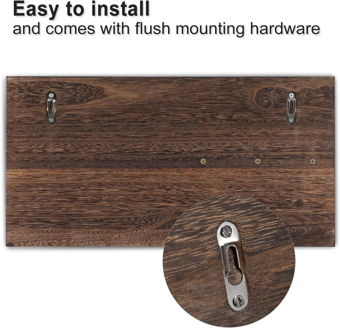Key Holder / Mail Organizer / Brown