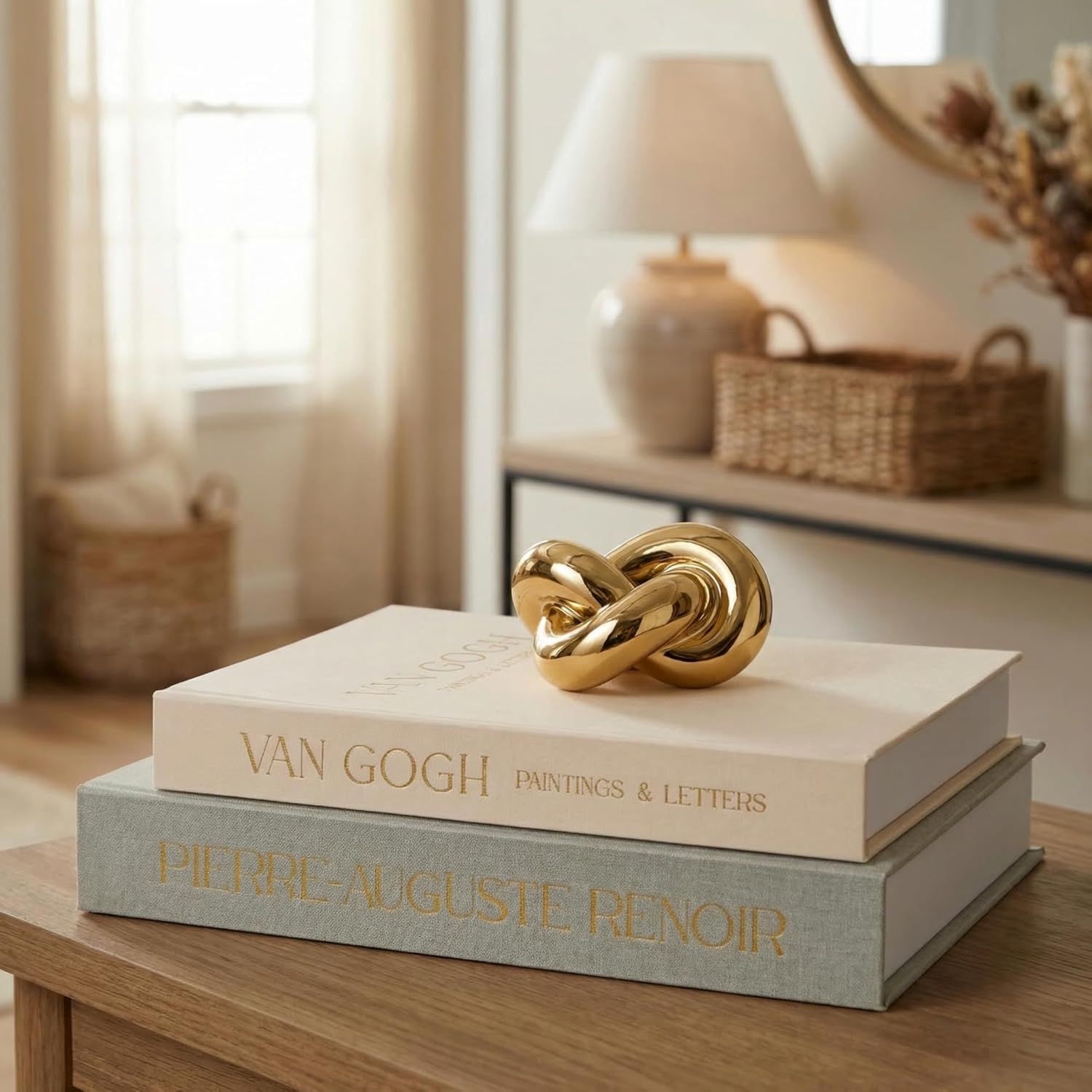 Linen Coffee Table Books / Set of 2