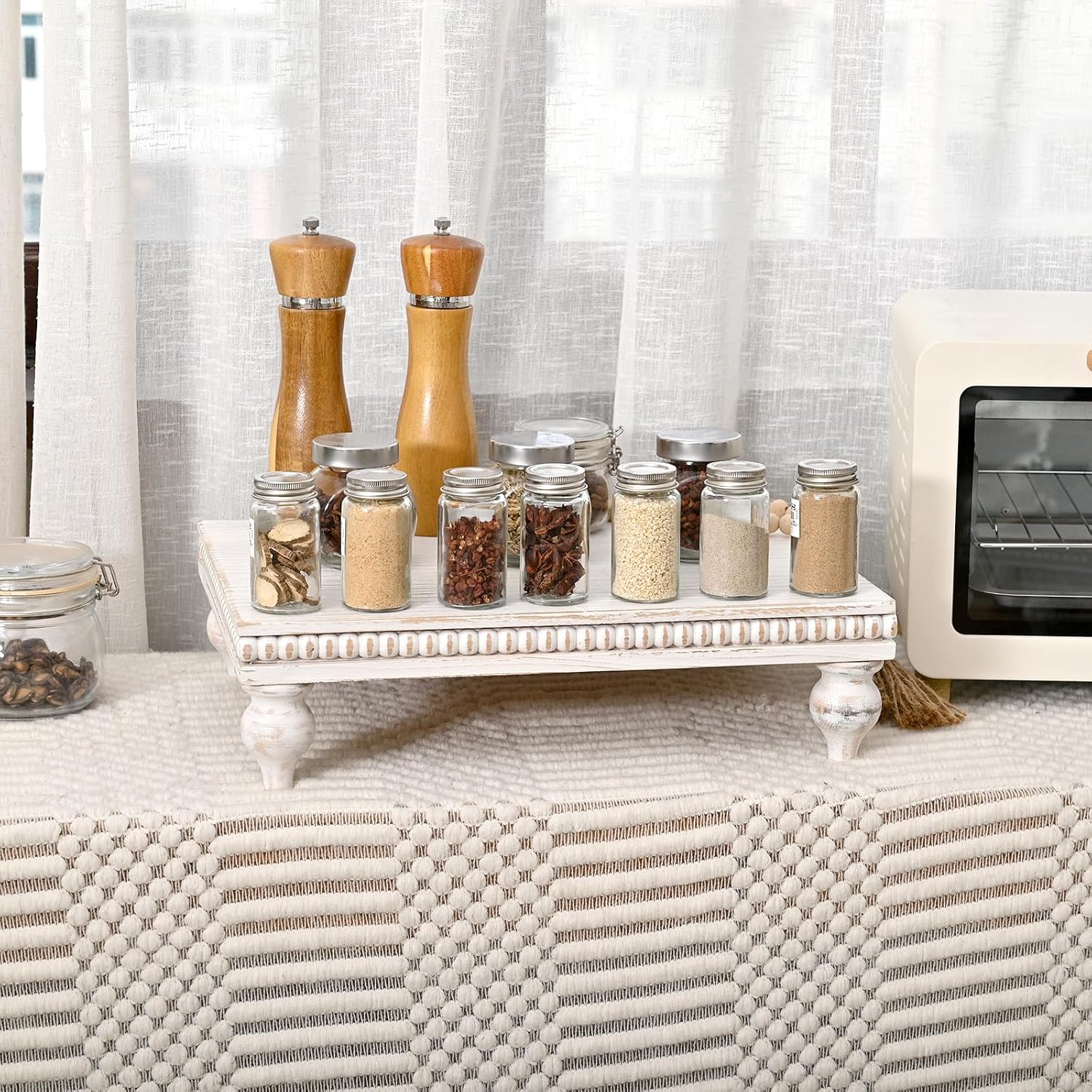 Rustic Shabby Chic Tray / White