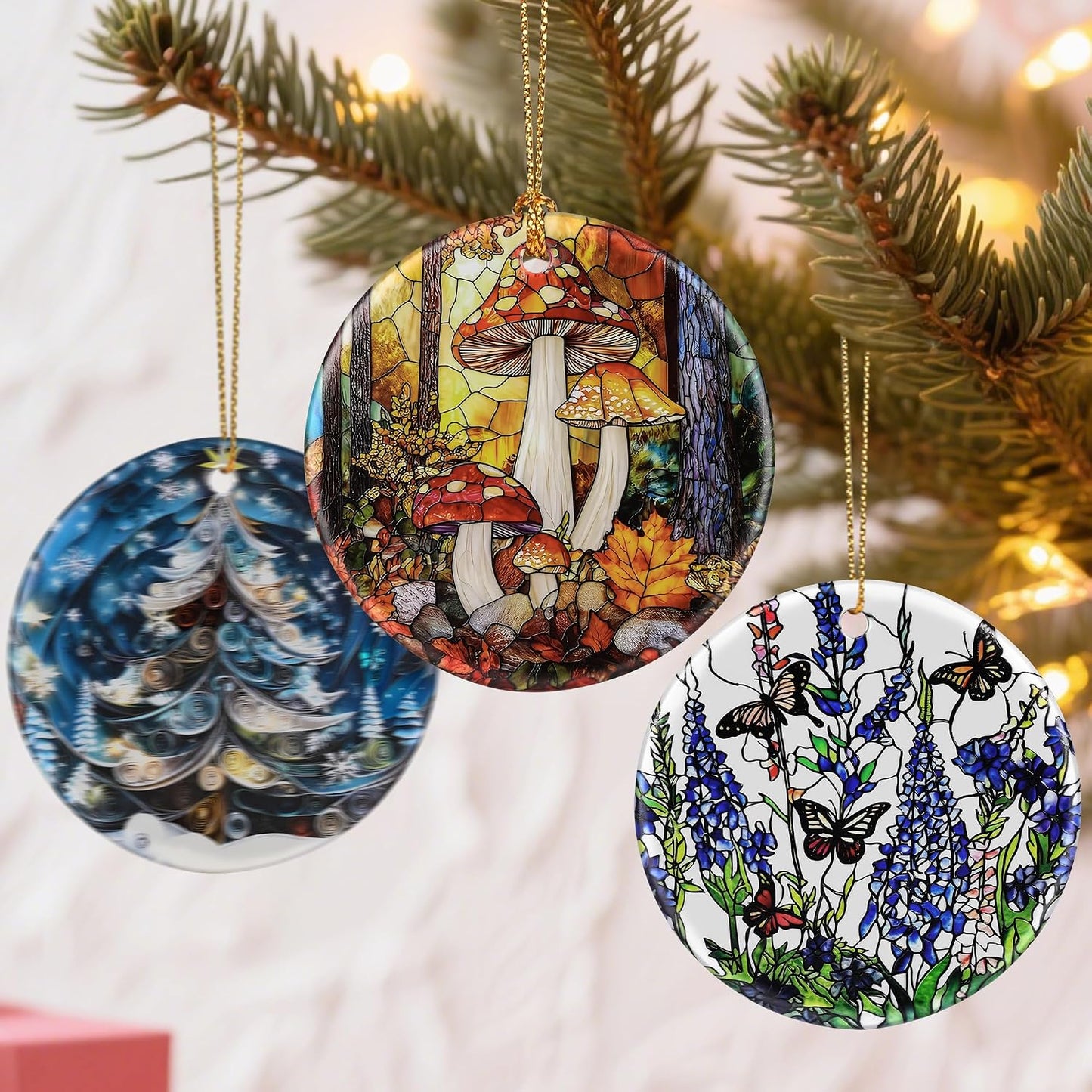 Christmas Tree Decor / Mushroom