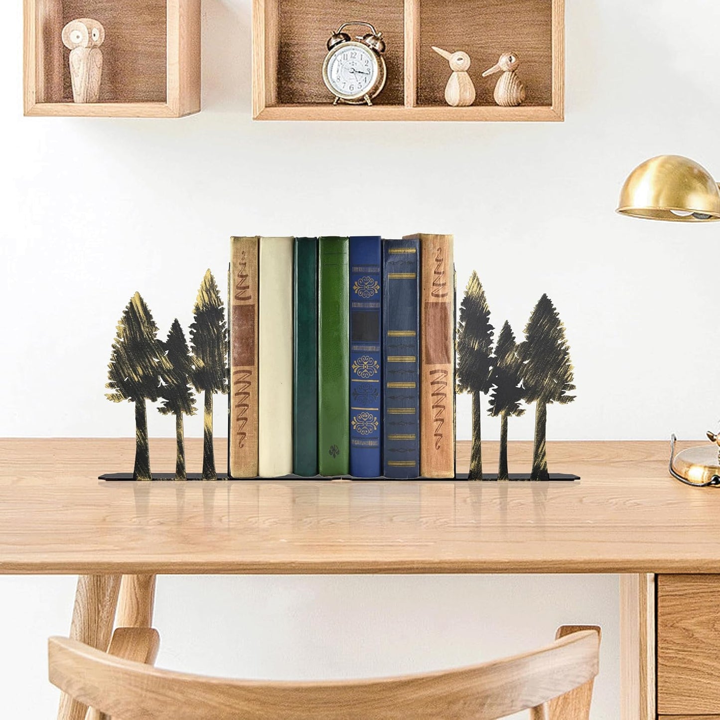 Forest Metal Bookends / S / 6.6 x 1.2 x 5.9