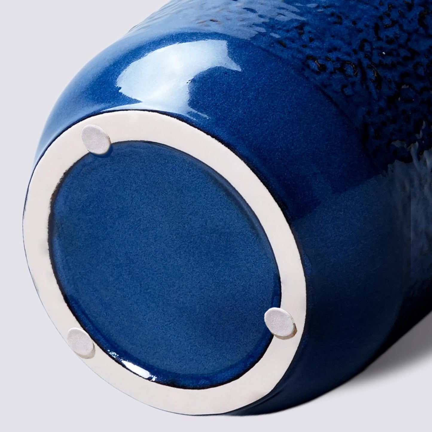 Ceramic Flower Vase / Blue - 2 / 9 Inch