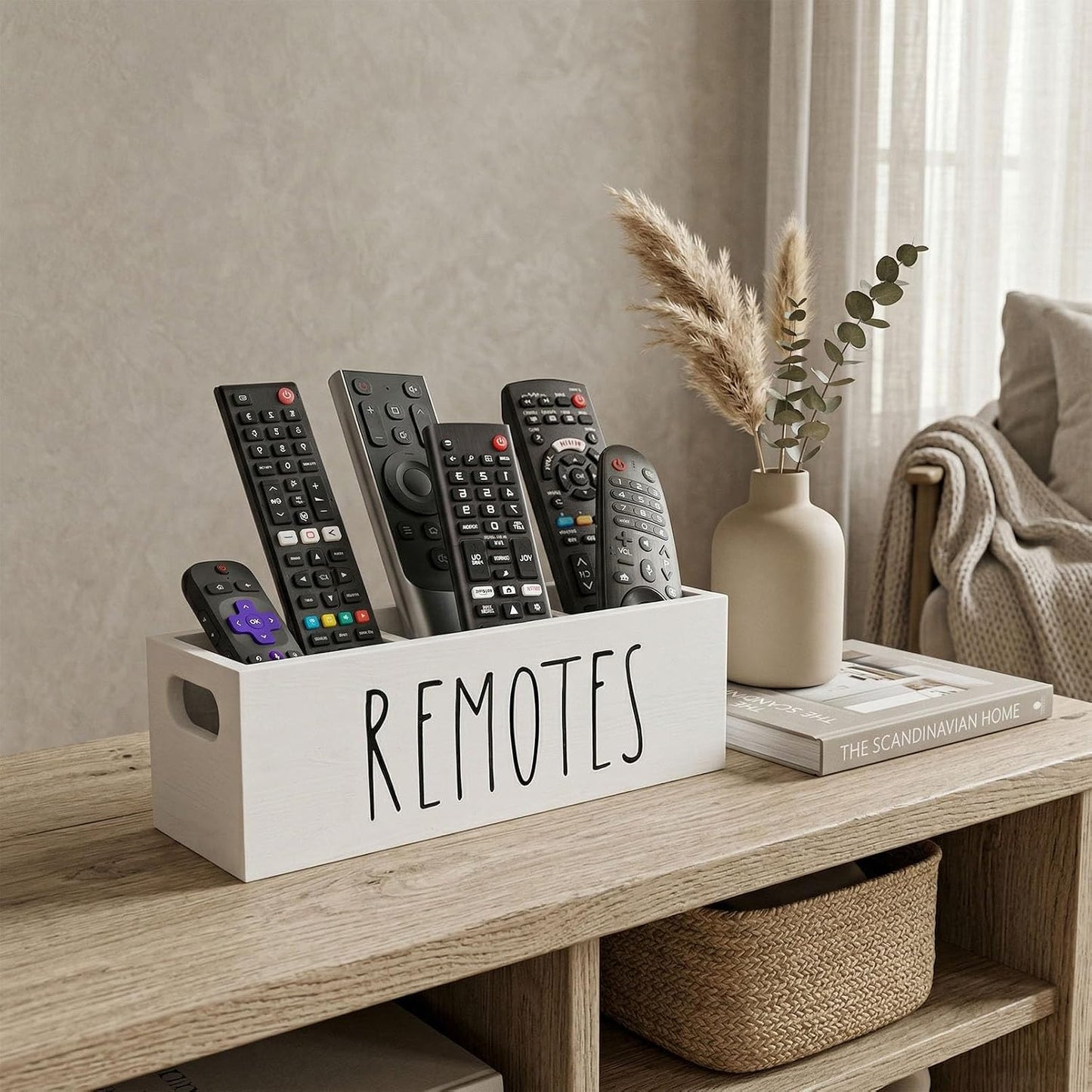 Remote Control Holder / White