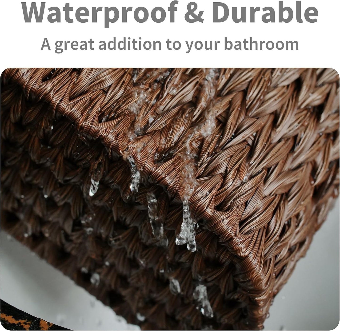 Toilet Paper Basket / Brown