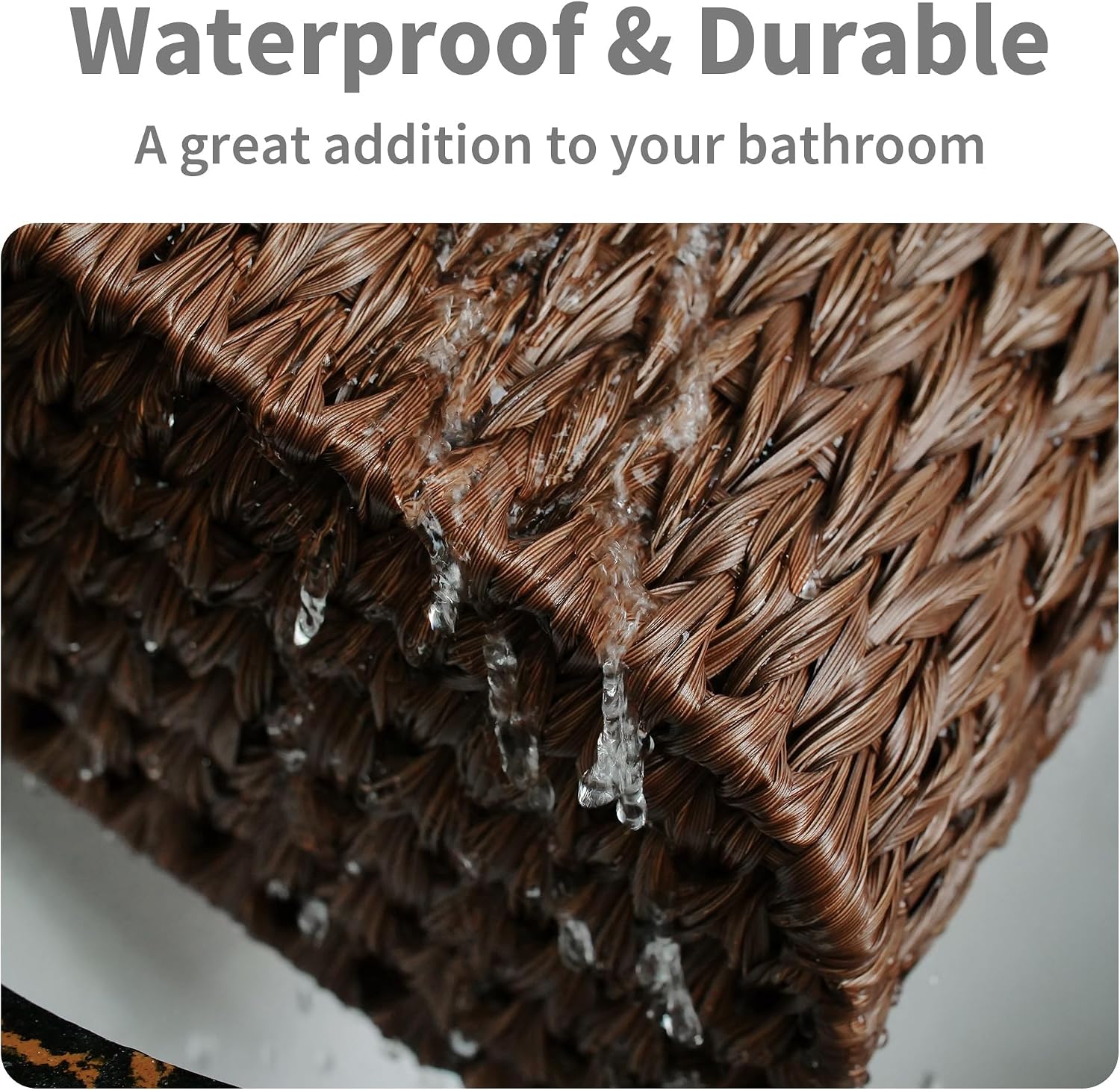 Toilet Paper Basket / Brown
