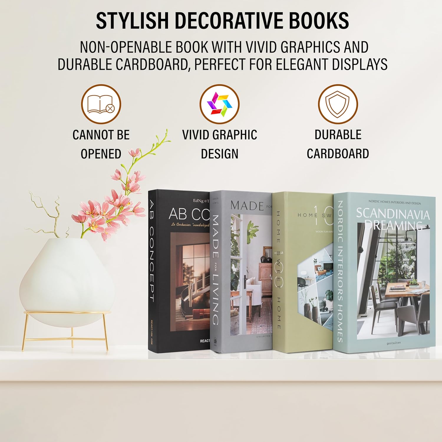Not Real Books / Olive_large / Set of 4