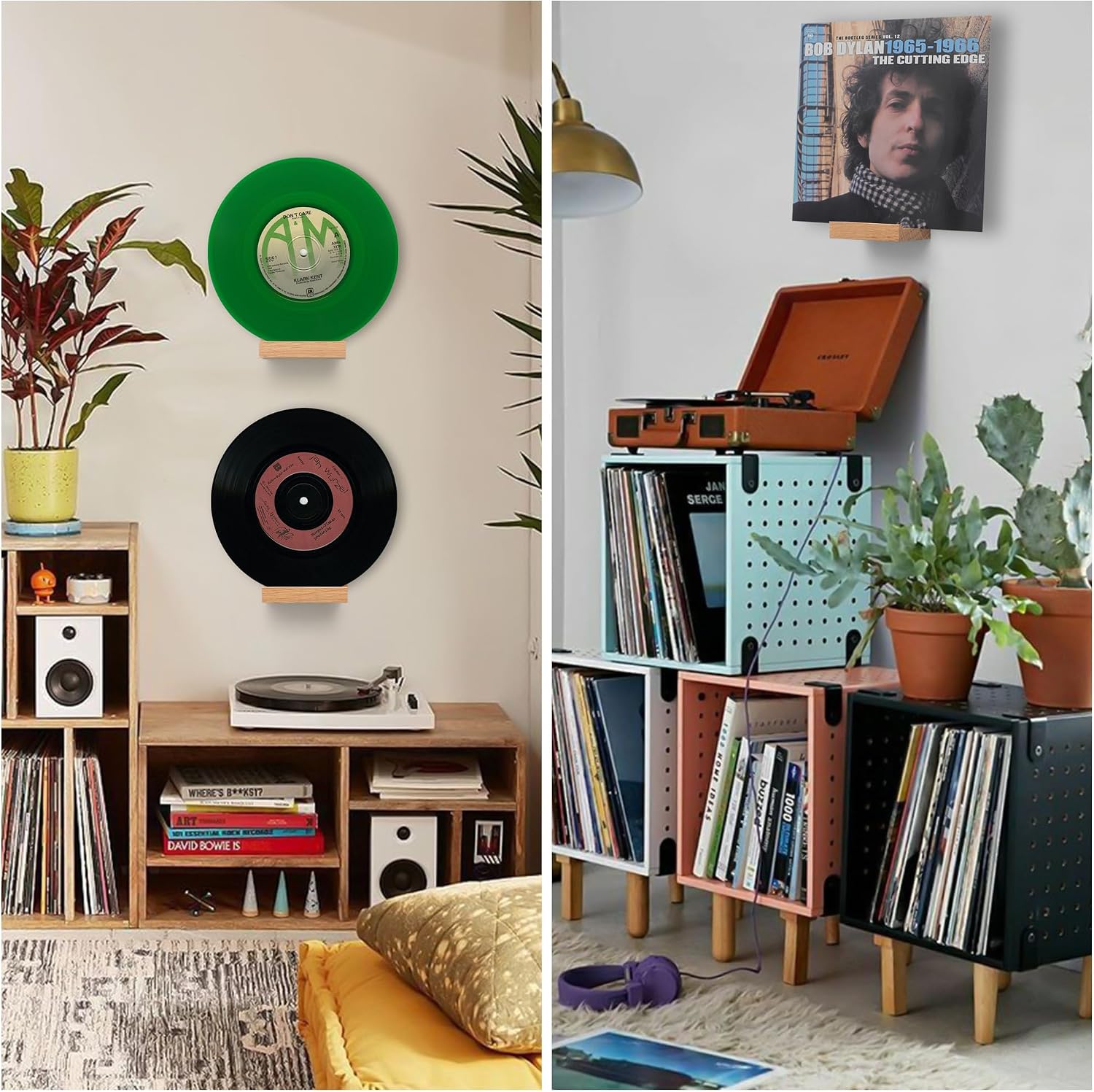 Wood Vinyl Record Shelf Wall Mount, Small Wall Record Holder Display Shelf, Vinyl Record Shelves Record Album Display