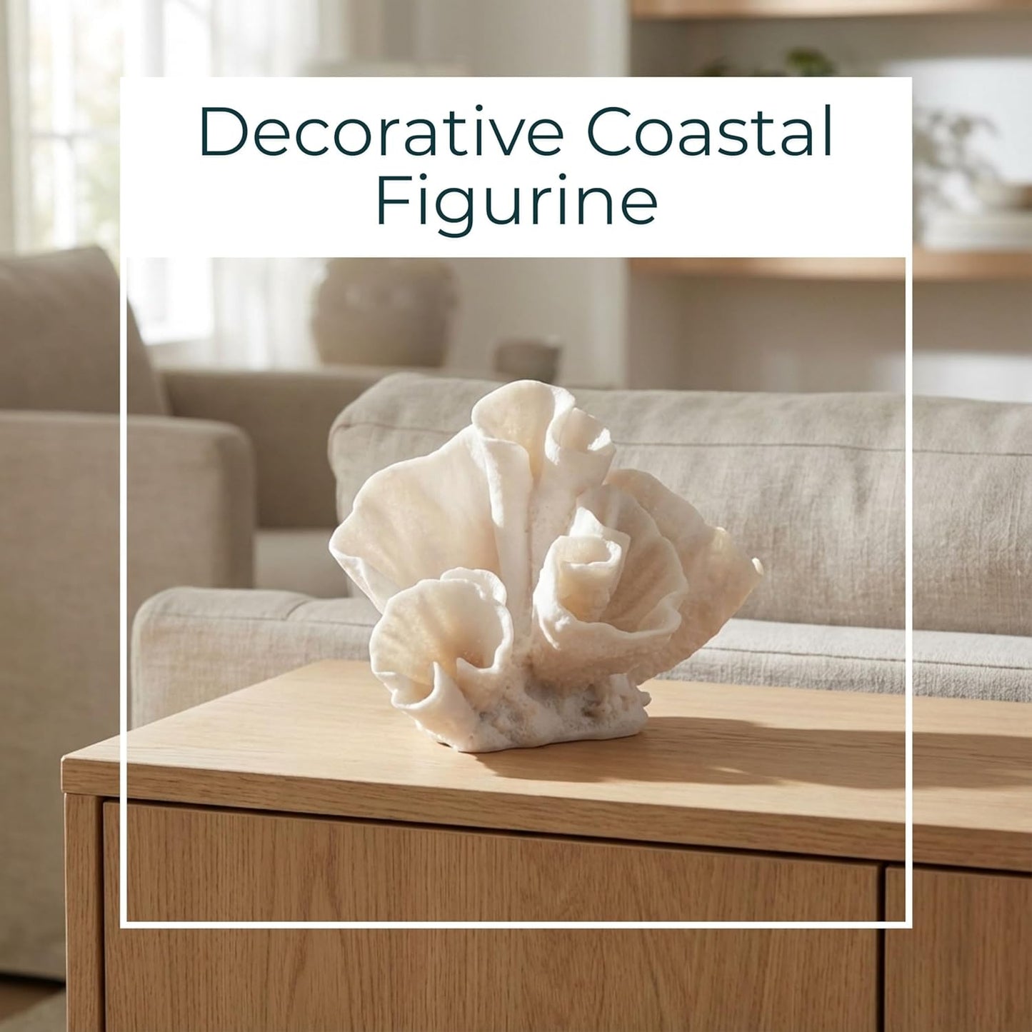 Room and Living Room Decor / Coastal Coral / Set of 6