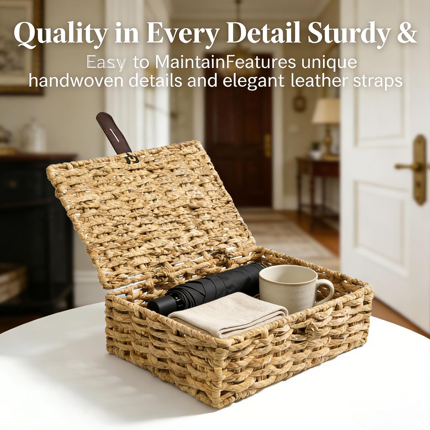 Woven Storage Basket / Set of 2