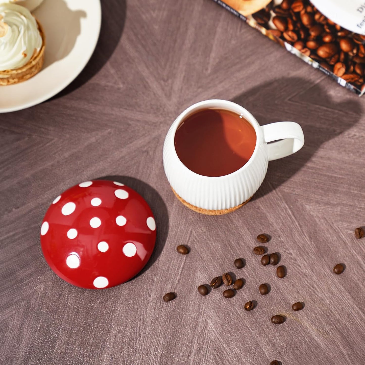 12oz Mushroom Shaped Ceramic Mug