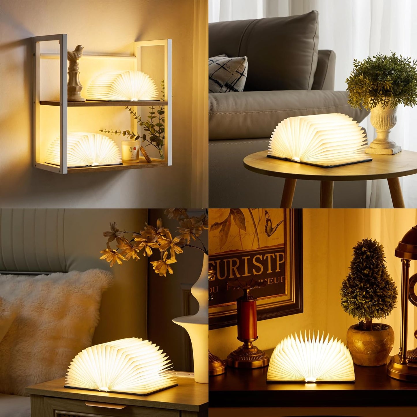 5 Color Lights / Book Lovers Gifts BookLamp