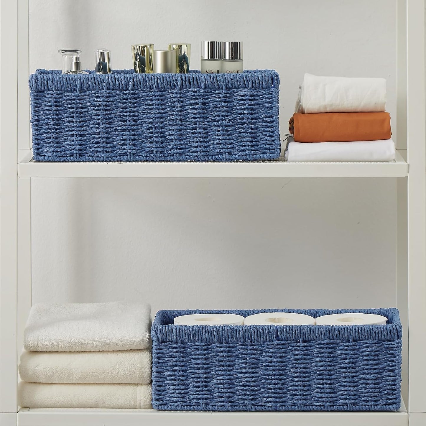 Wicker Baskets / Wicker Storage Basket / Paper Rope