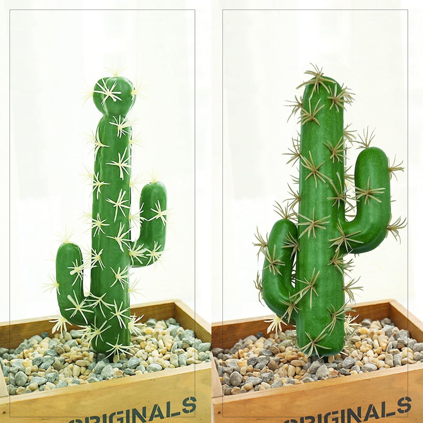 Faux Fake Succulents Artificial Cactus Decor Artificial Succulent Plants Faux / Color 5 / Set of 6