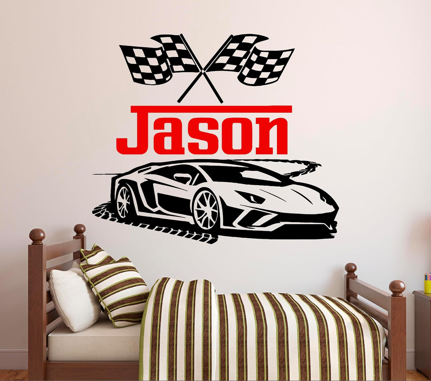 Race Cars Wall Decals