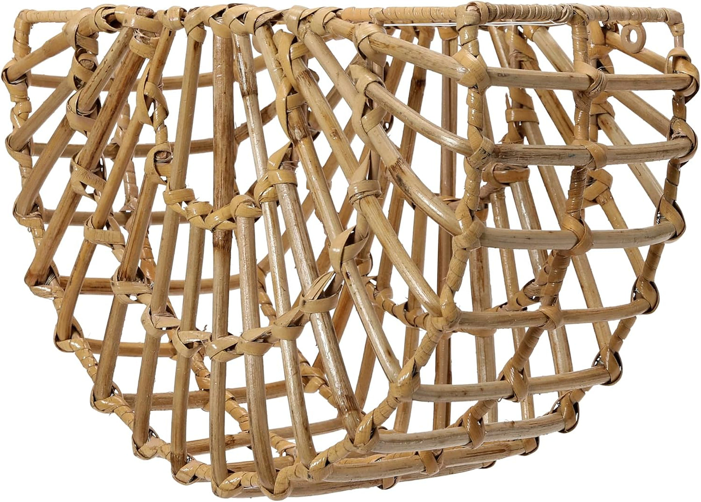 Woven Cane Wall Pocket / Natural