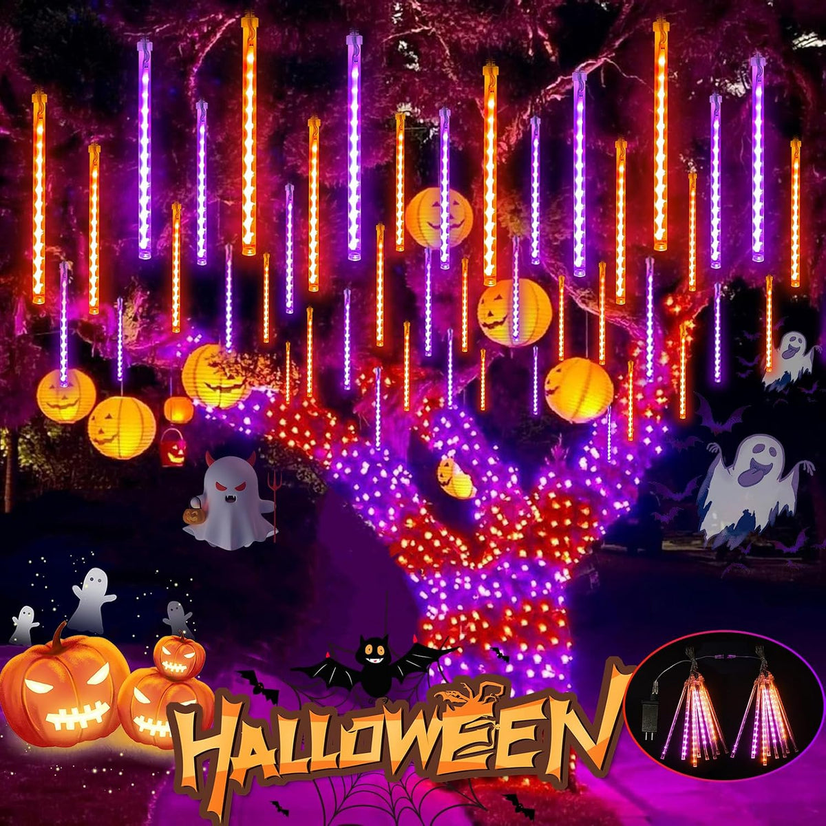 TRWYMZ 16" Christmas Window Silhouette Lights Decorations