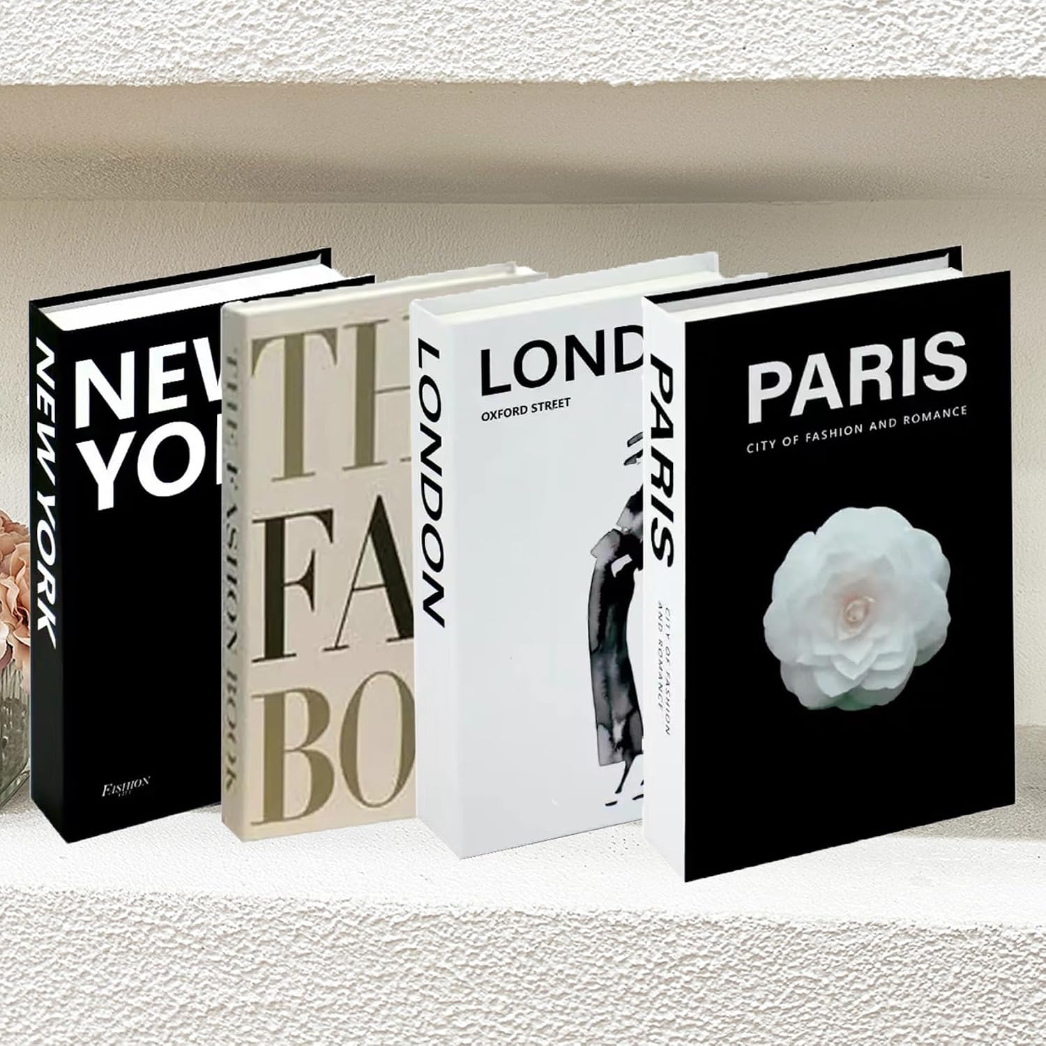 Decorative Books / forCoffee Table Books Decor / Set of 4