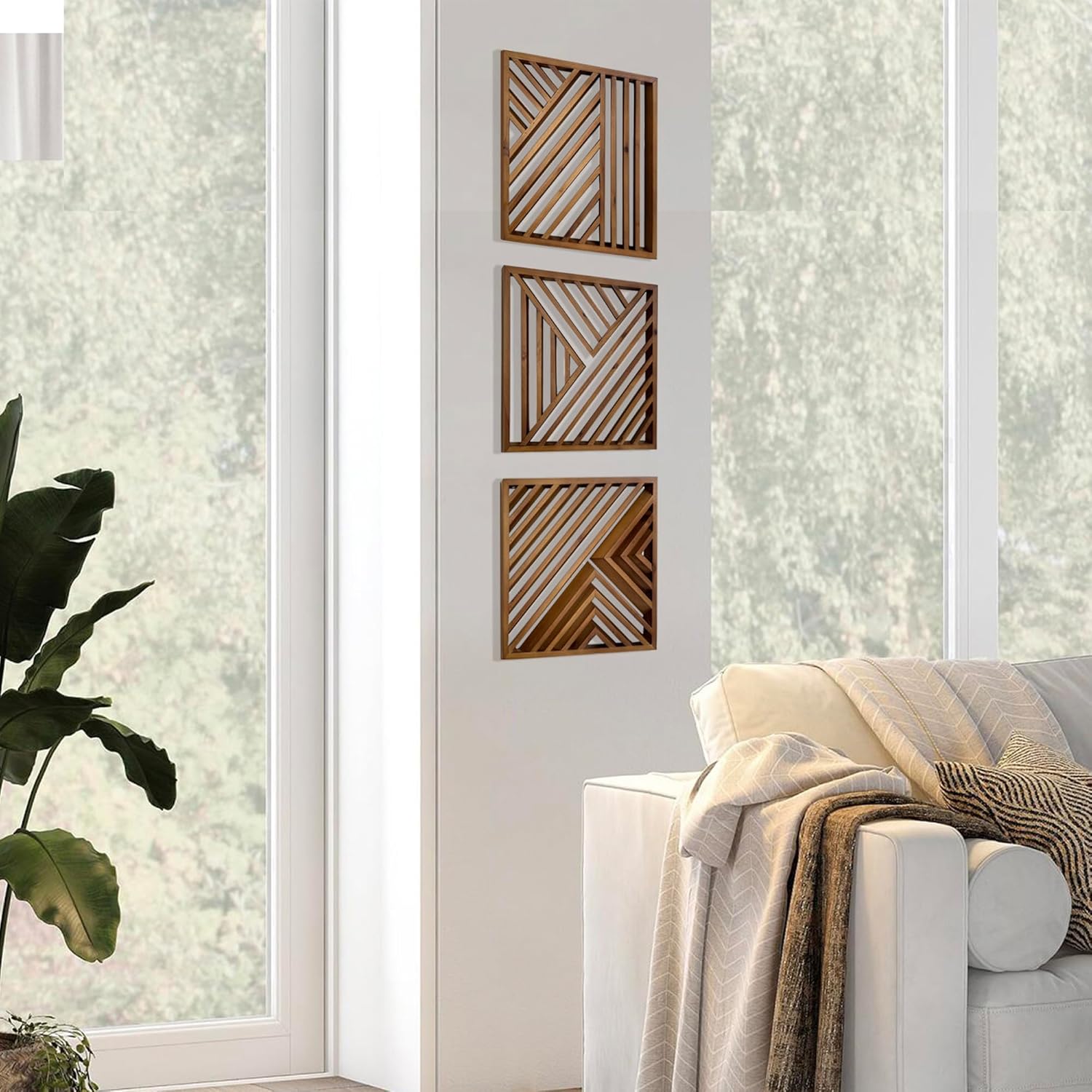 Wood Wall Art decorate / Set of 3