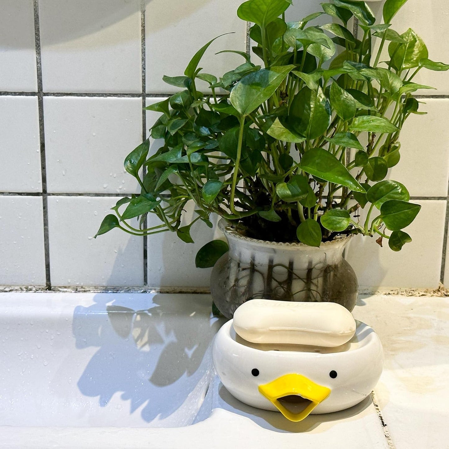 Soap Holder Ceramic Soap Dish / Duck.1
