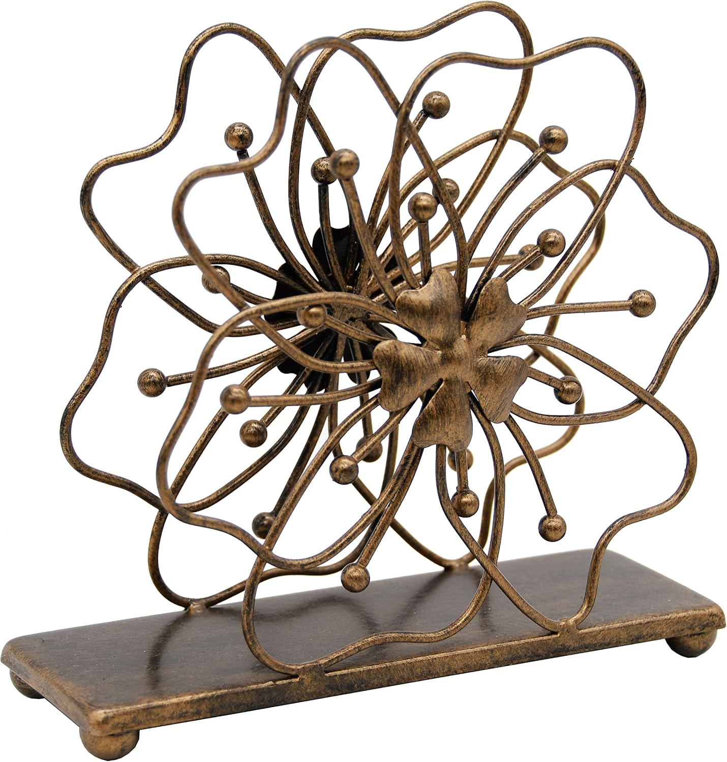 Flower Style Napkin Holder / Copper Flower