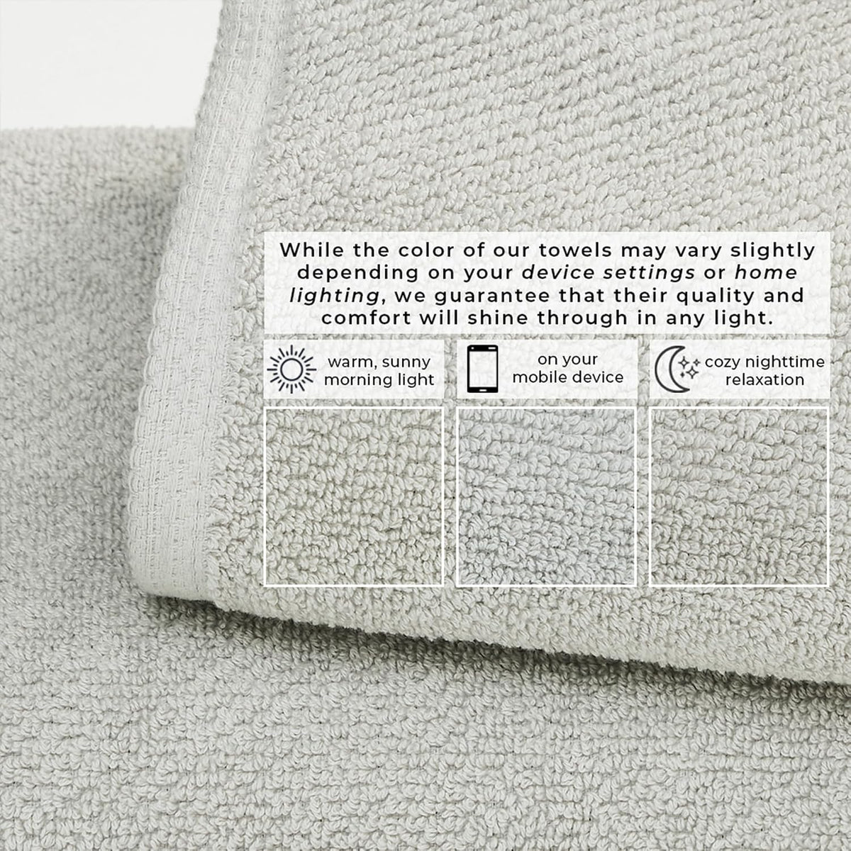 Great Bay Home 100% Cotton Oversized 2 Pack 68x35 Extra Large Towel Set - Absorbent, Quick-Drying, Durable Oversized